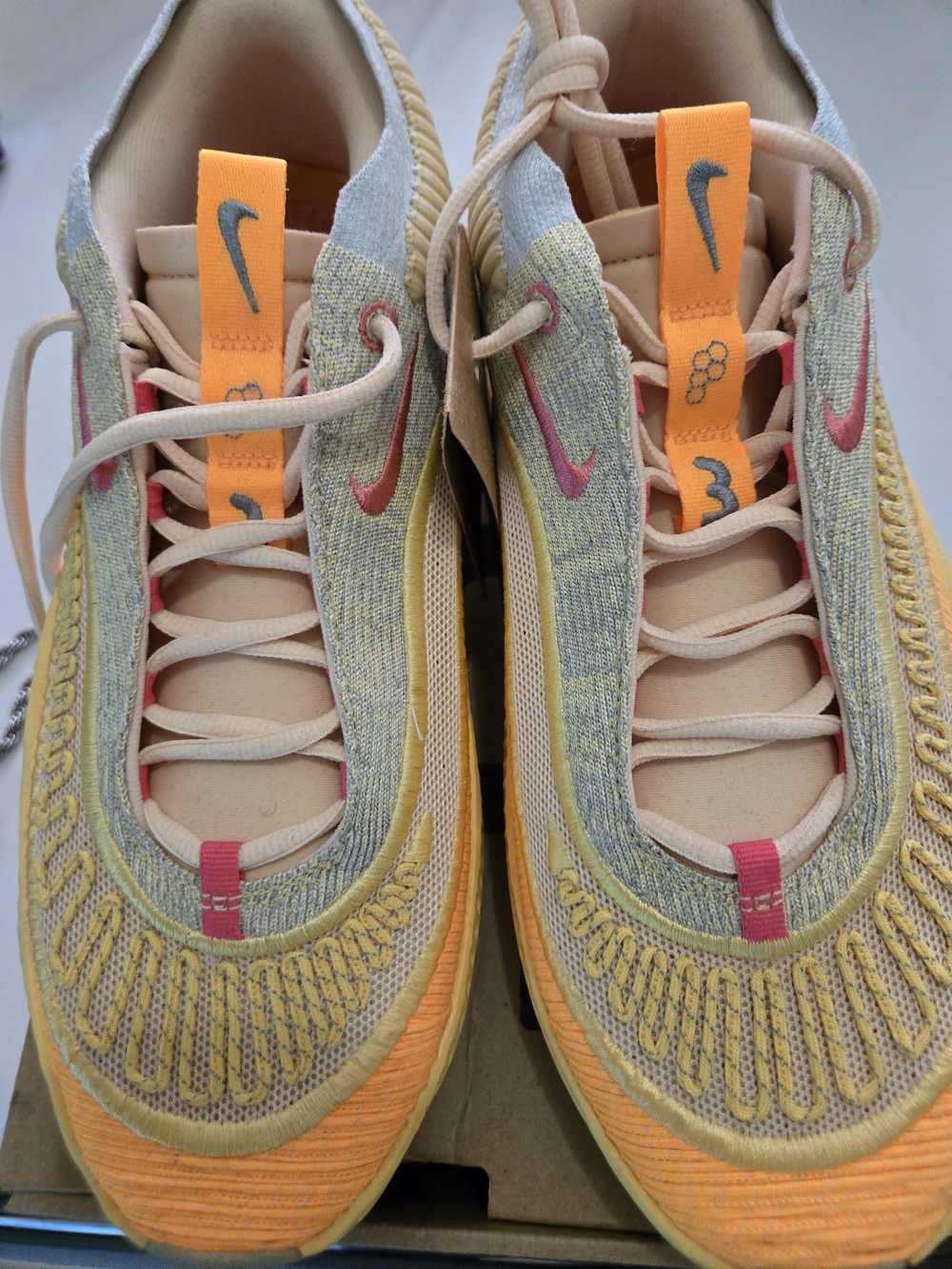 Nike Cosmic Multicolor Athletic Sneakers - Pink/Orange/Yellow